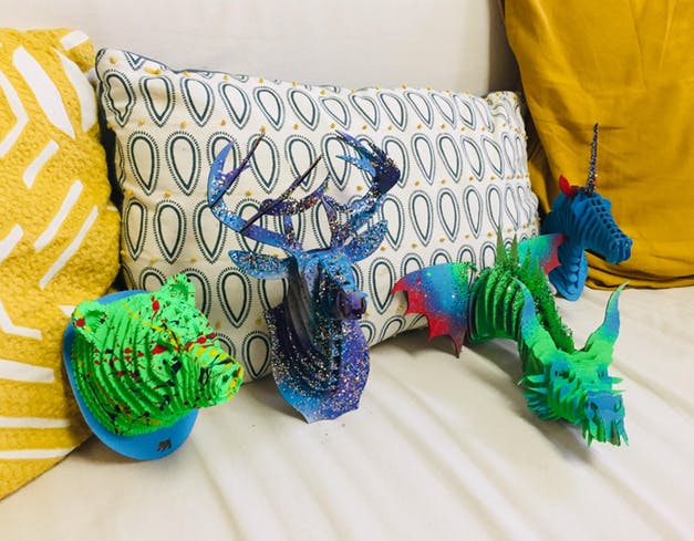 Cardboard Animal Head