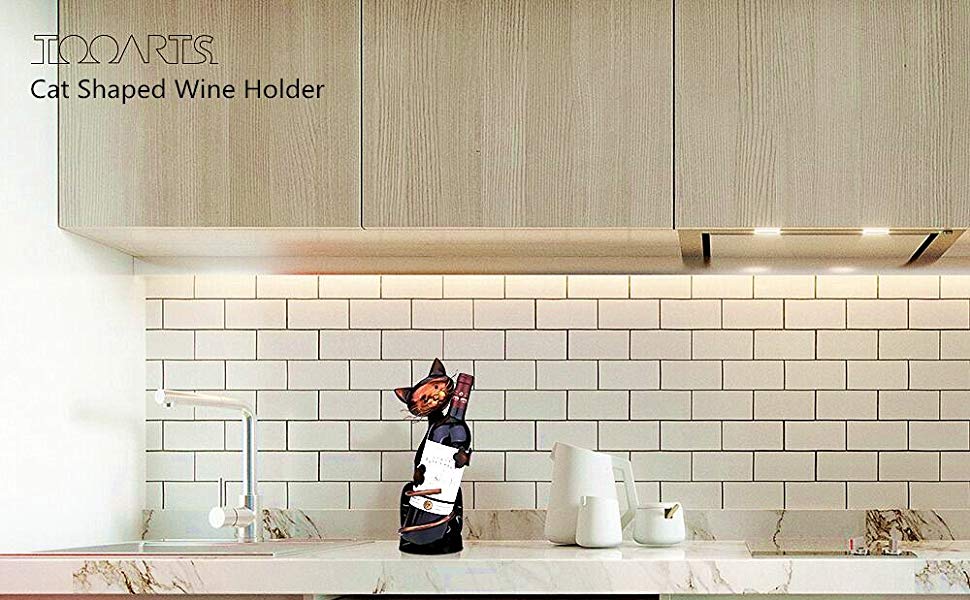 Cat Shaped Wine Holder