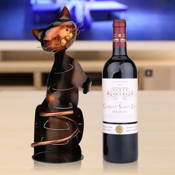 Cat Shaped Wine Holder