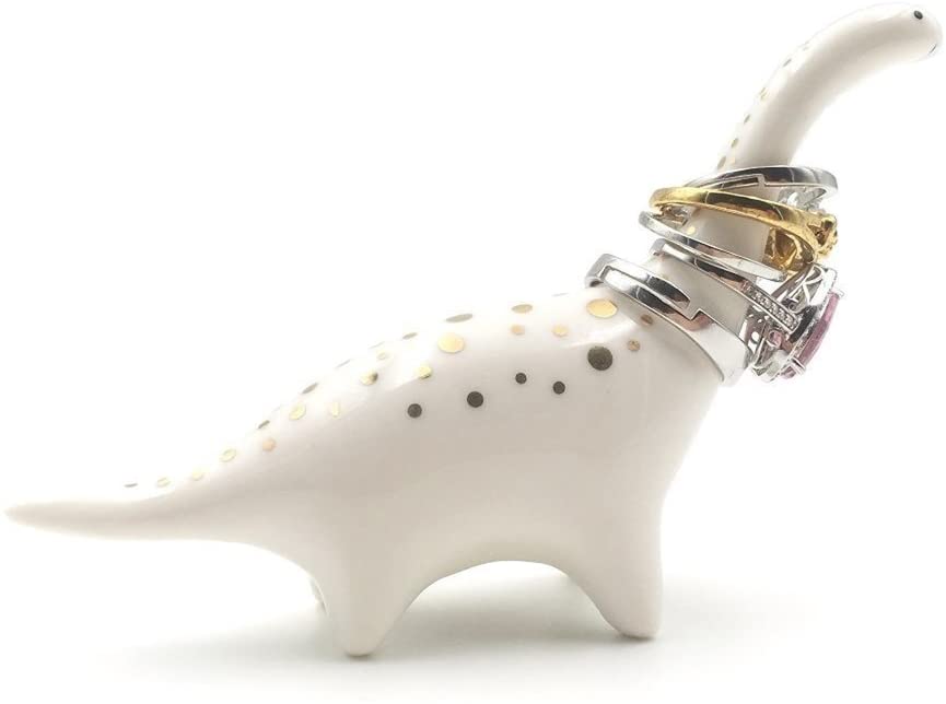 Ceramic Dinosaur Jewelry Ring Holder