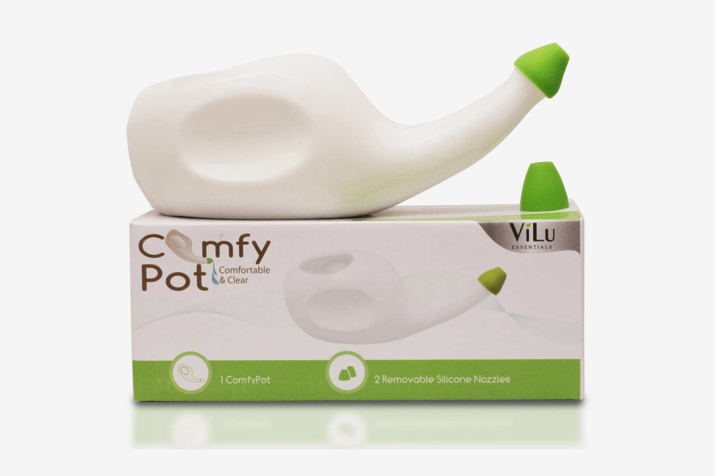 Ceramic Neti Pot Sinus Rinse