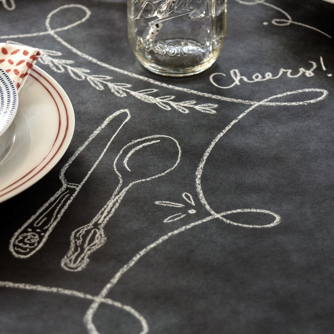 Chalk Board Table Runner