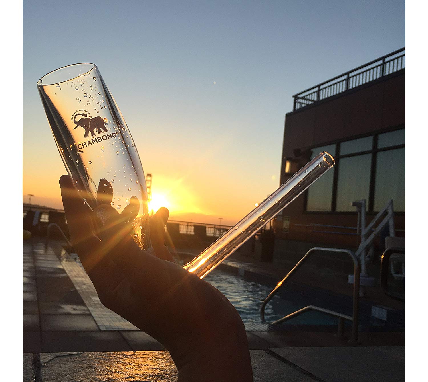 Chambong - Glassware for Rapid Champagne Сonsumption