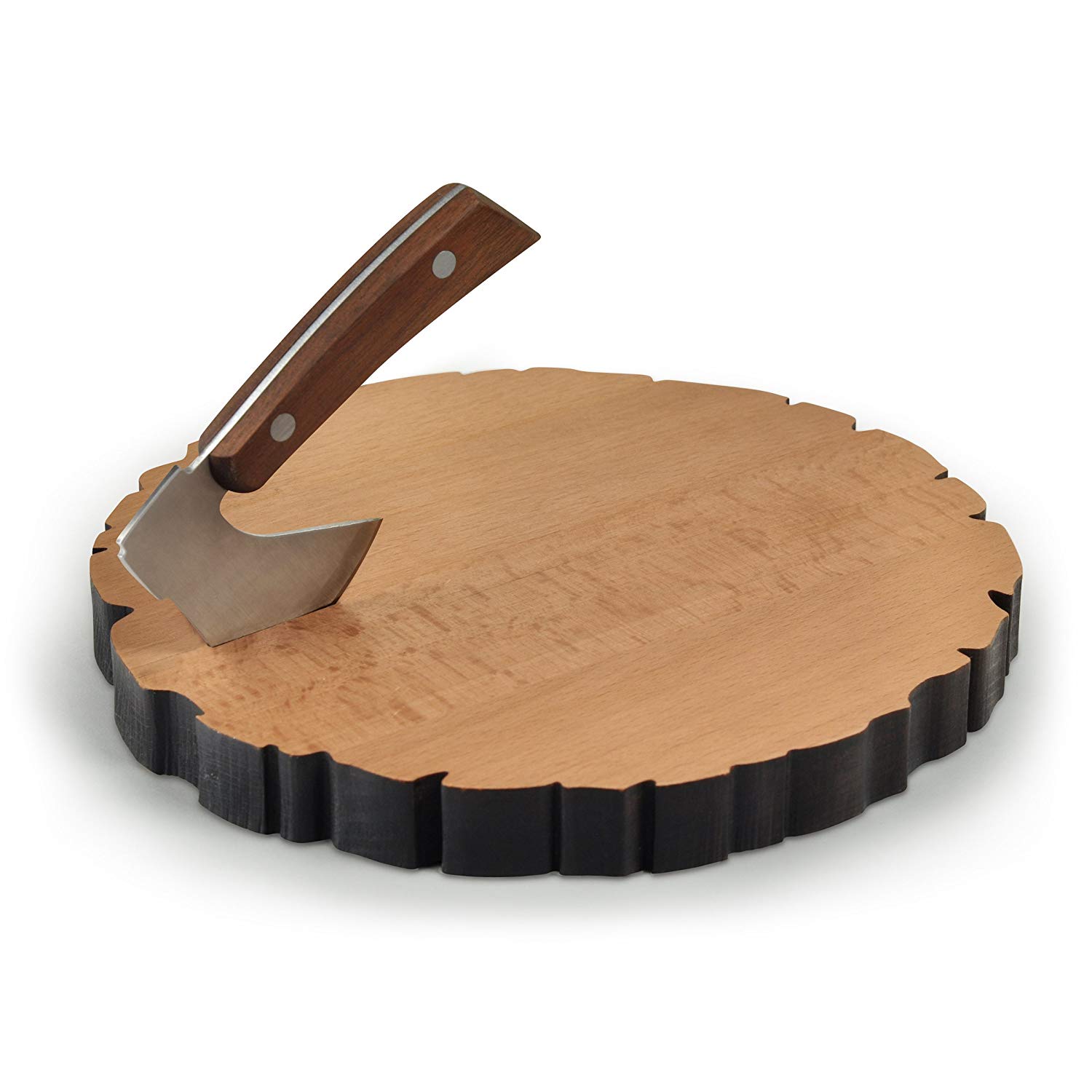 Cheese Log Board and Knife Set