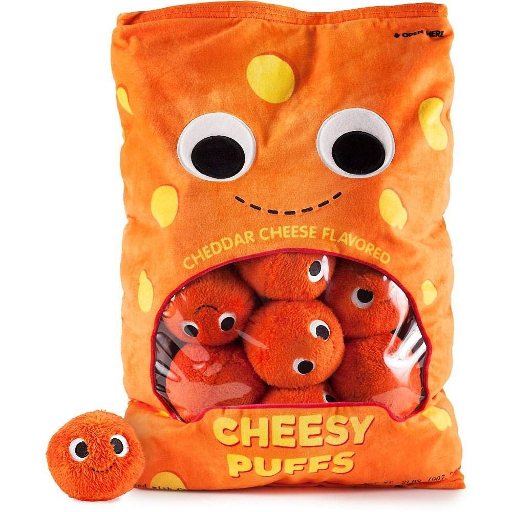 yummy world plush cheesy puffs