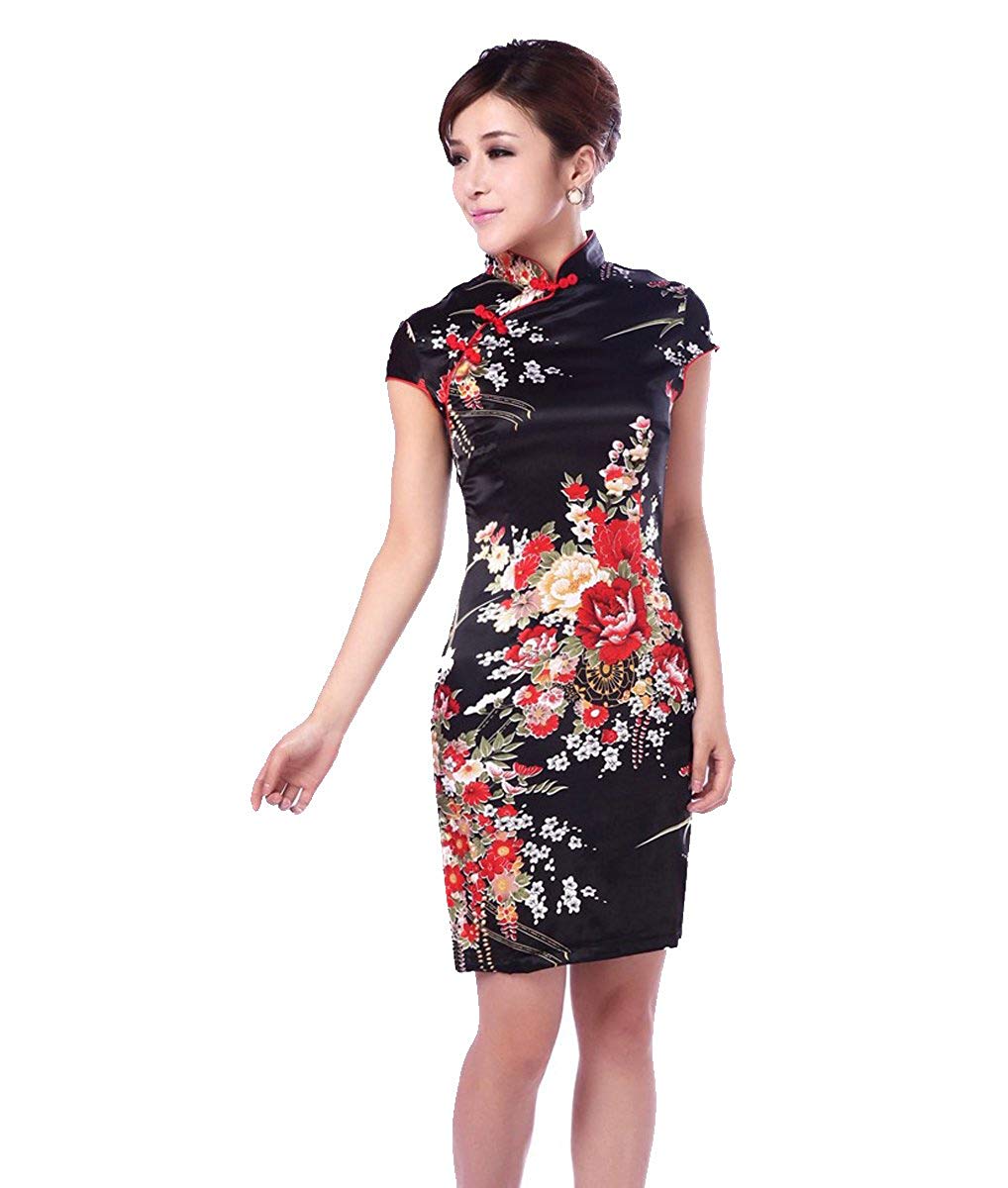 Chinese Cheongsam Short Sleeve Blouse