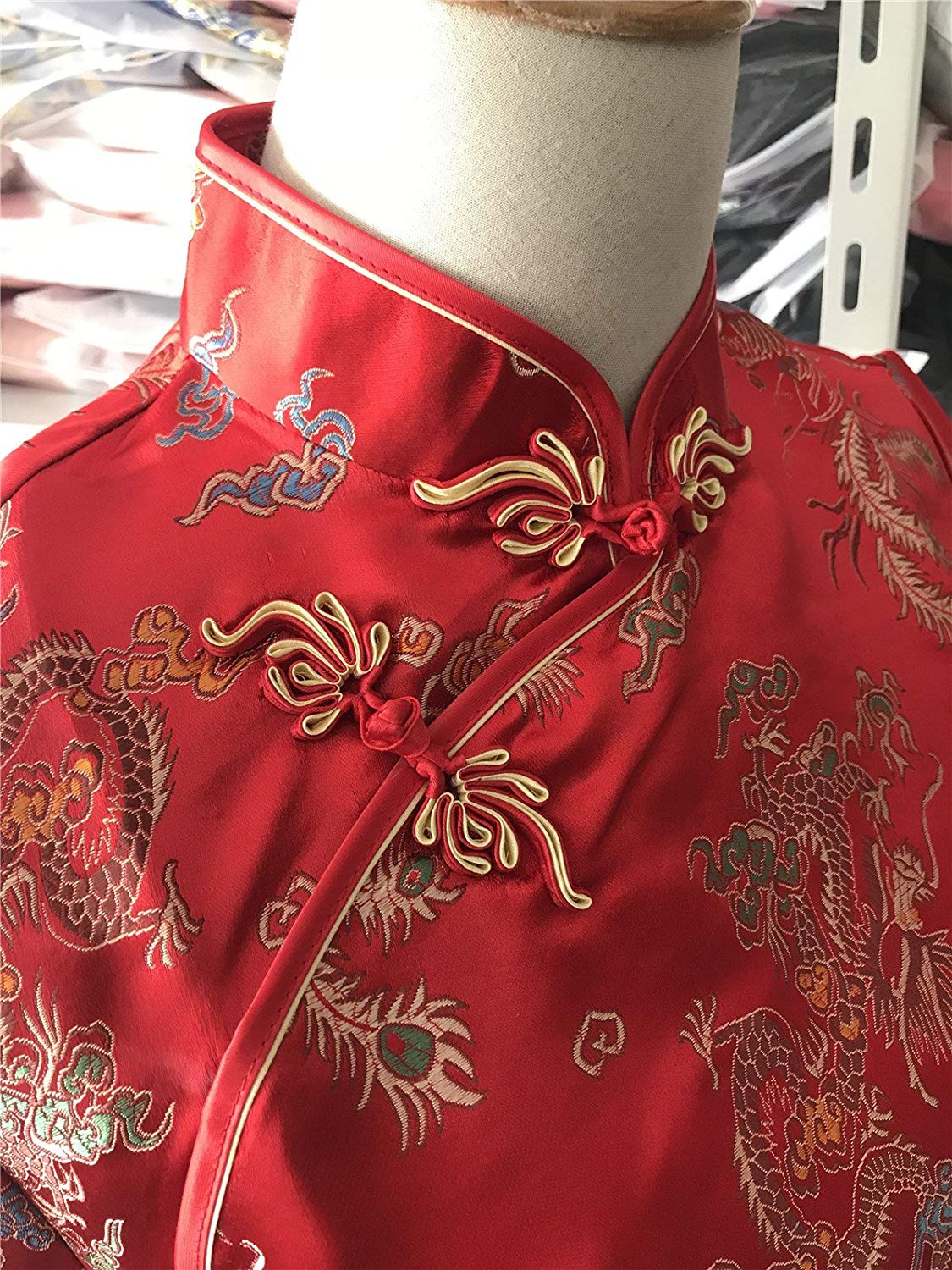 Chinese Cheongsam Short Sleeve Blouse