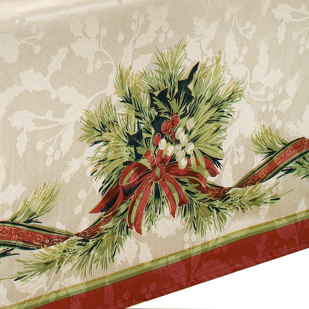 Christmas Ribbons Tablecloth