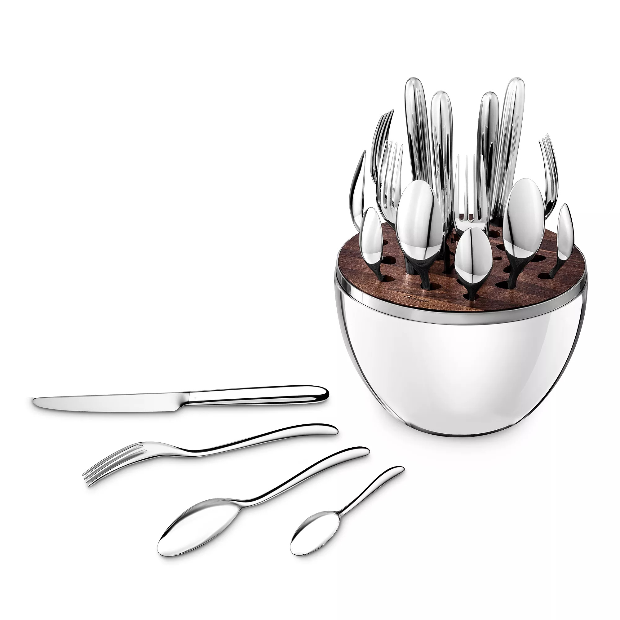 Christofle Mood 24-Piece Flatware Set