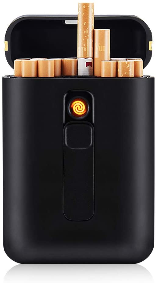 Cigarette Case with USB Lighter