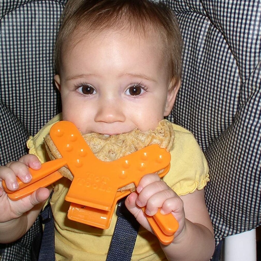 Clamp Utensil That Helps Toddlers Learn To Eat Whole Foods