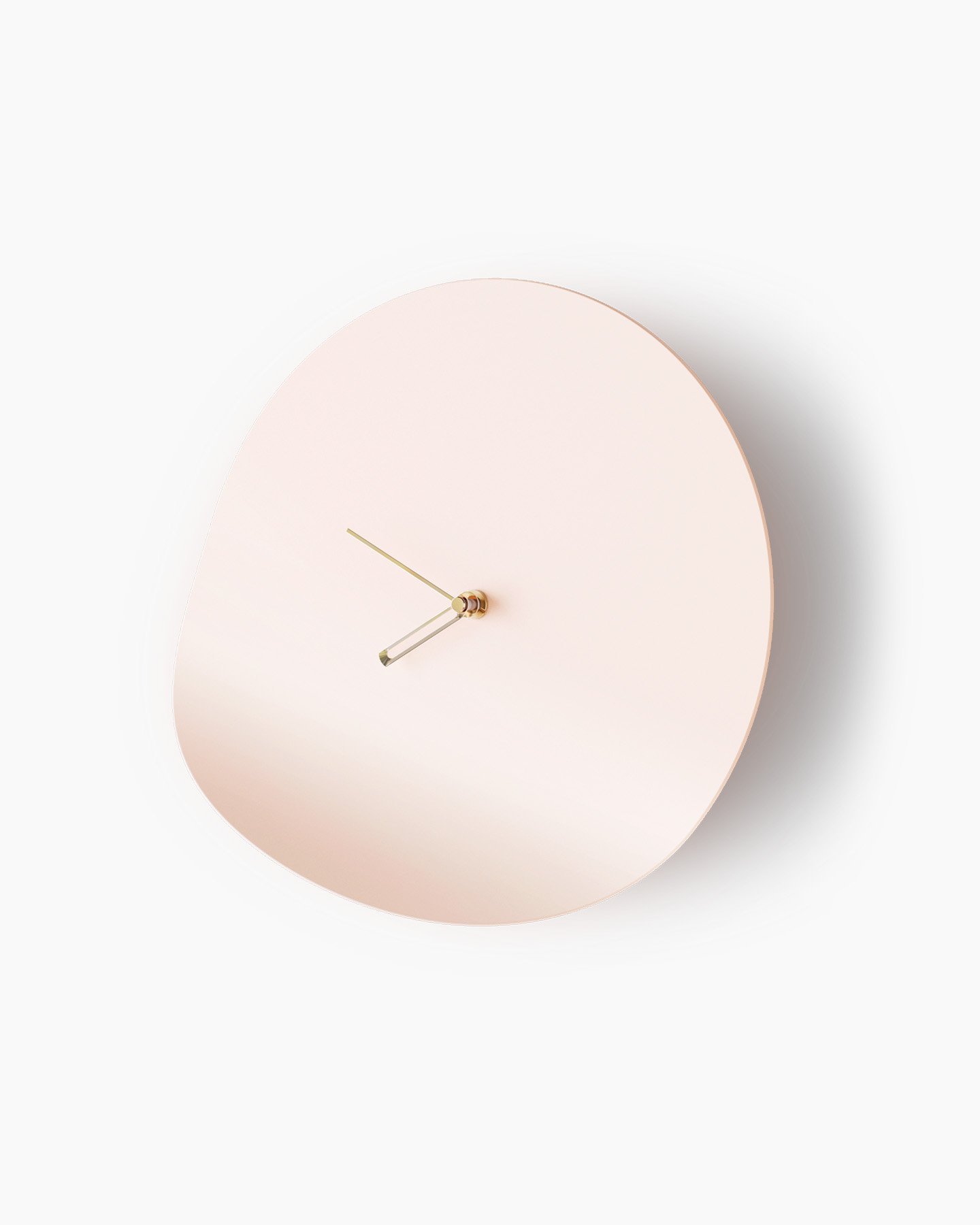 Clock That Curves Around Wall Corners