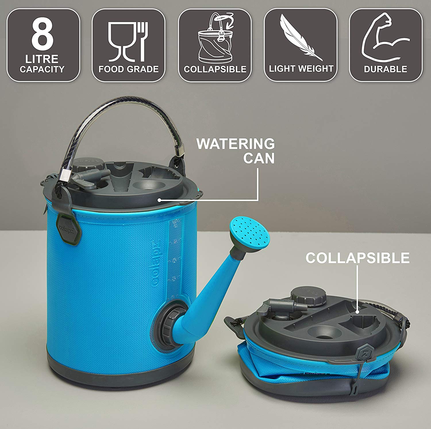 Collapsible 2-in-1 Watering Can/Bucket