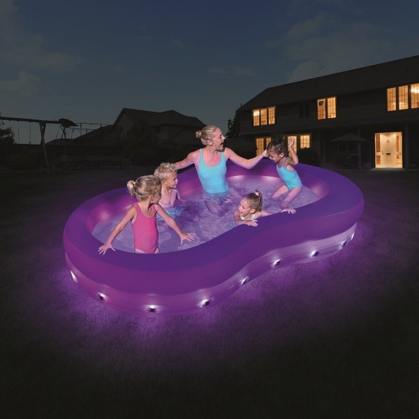 Color Lights Inflatable Play Pool