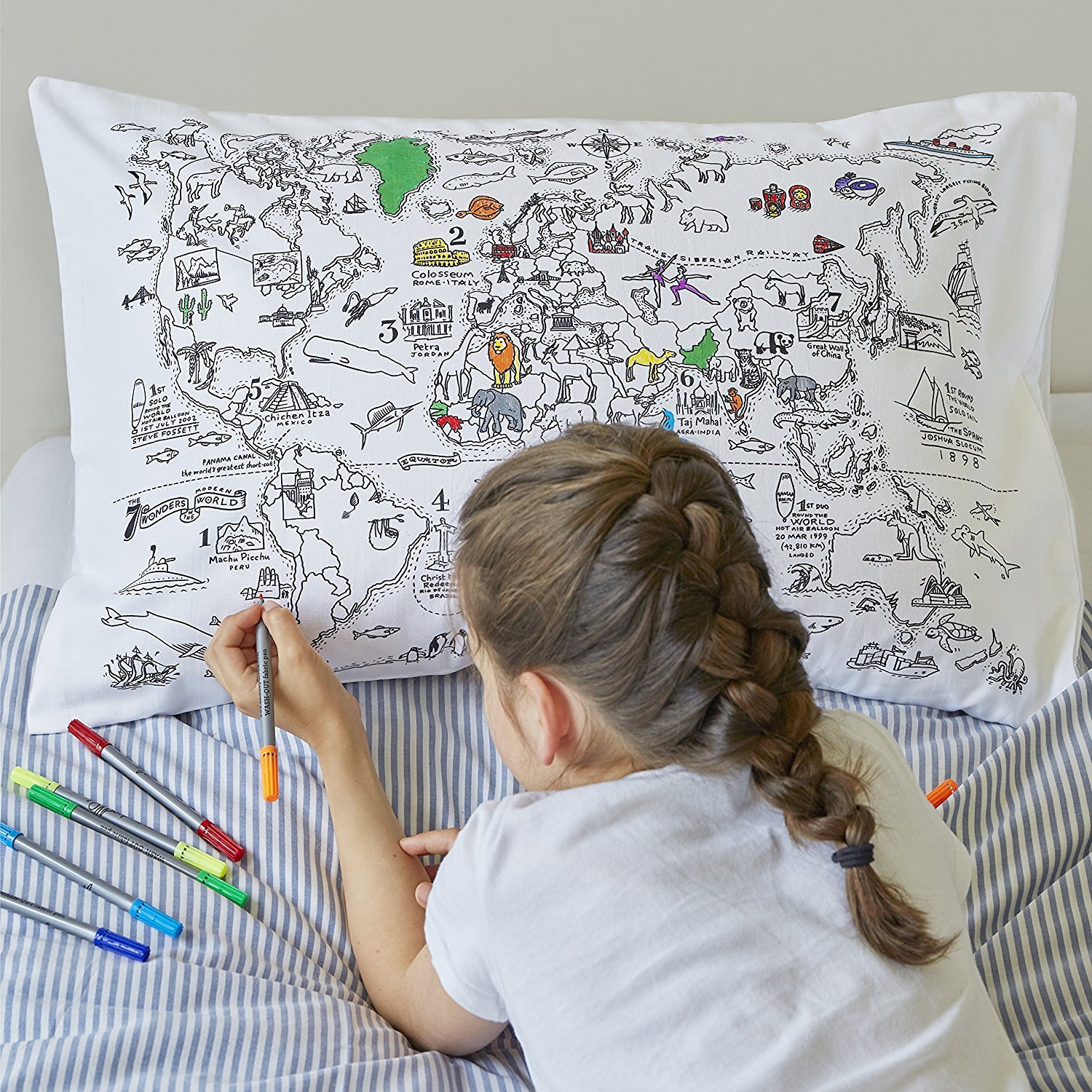 Coloring Pillowcase