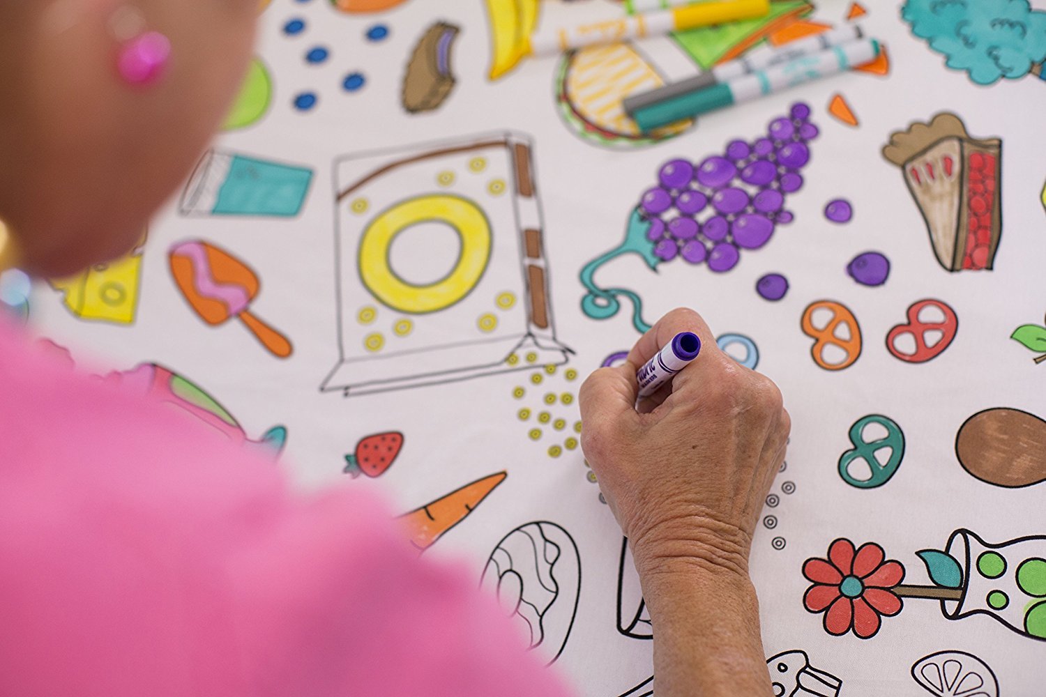 Coloring Tablecloth