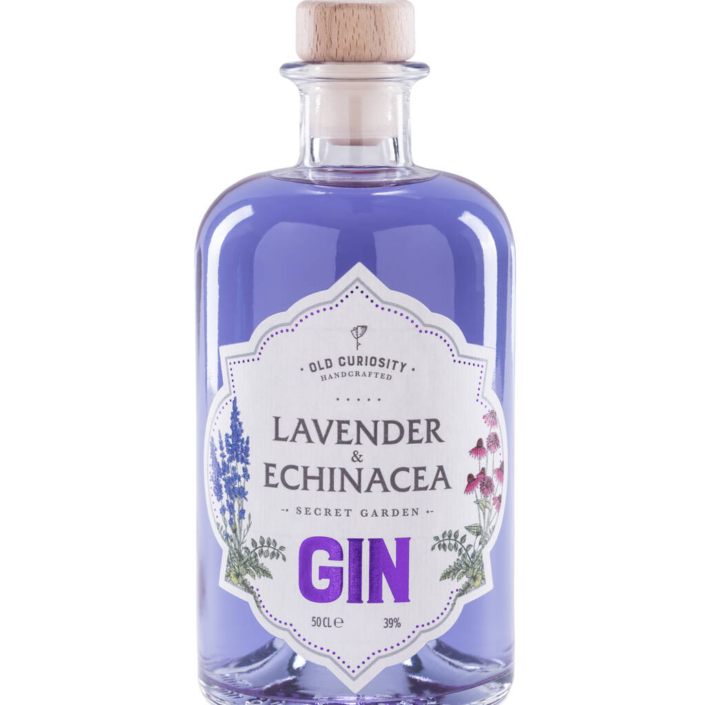 Colour Changing Lavender And Echinacea Gin