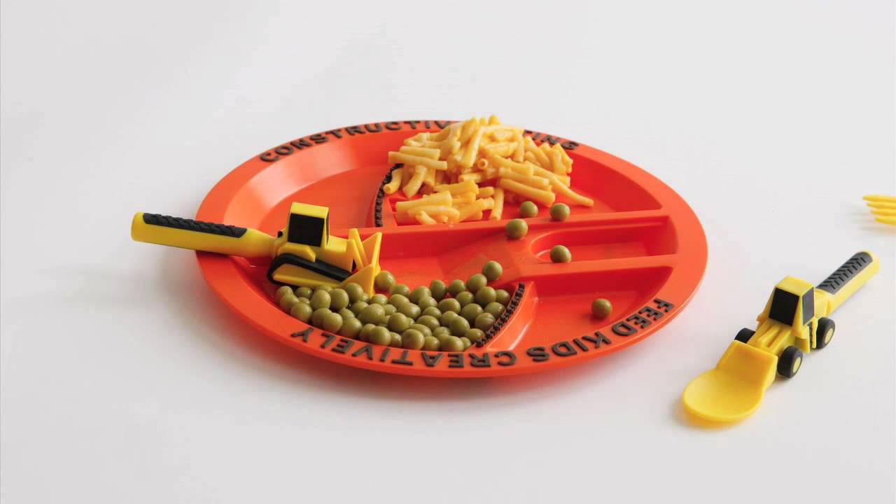 Construction Plate & Utensils