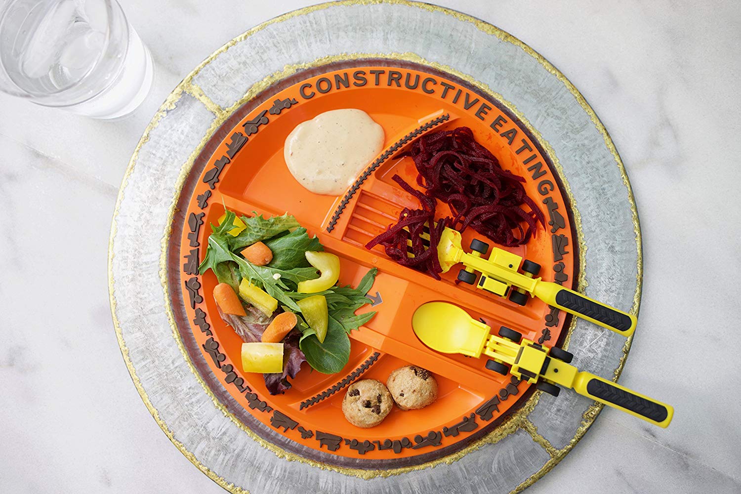 Construction Plate & Utensils