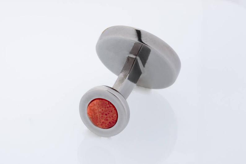 Coral Cufflinks