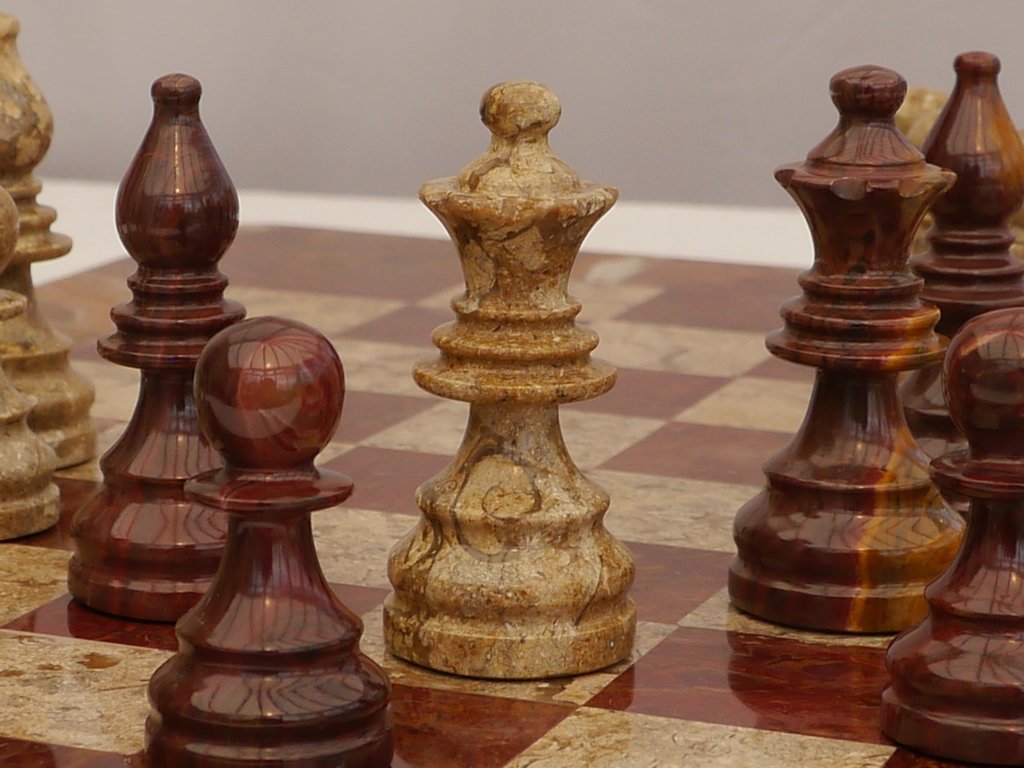 Coral Marble Chess