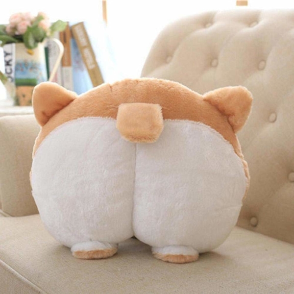 Corgi Butt Throw Pillow