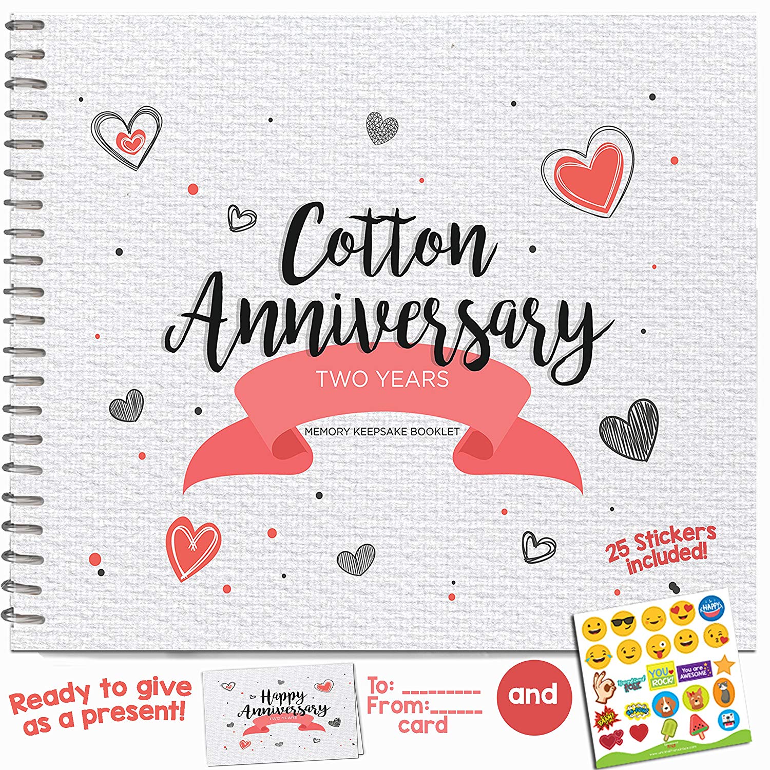 Cotton Anniversary Memory Journal