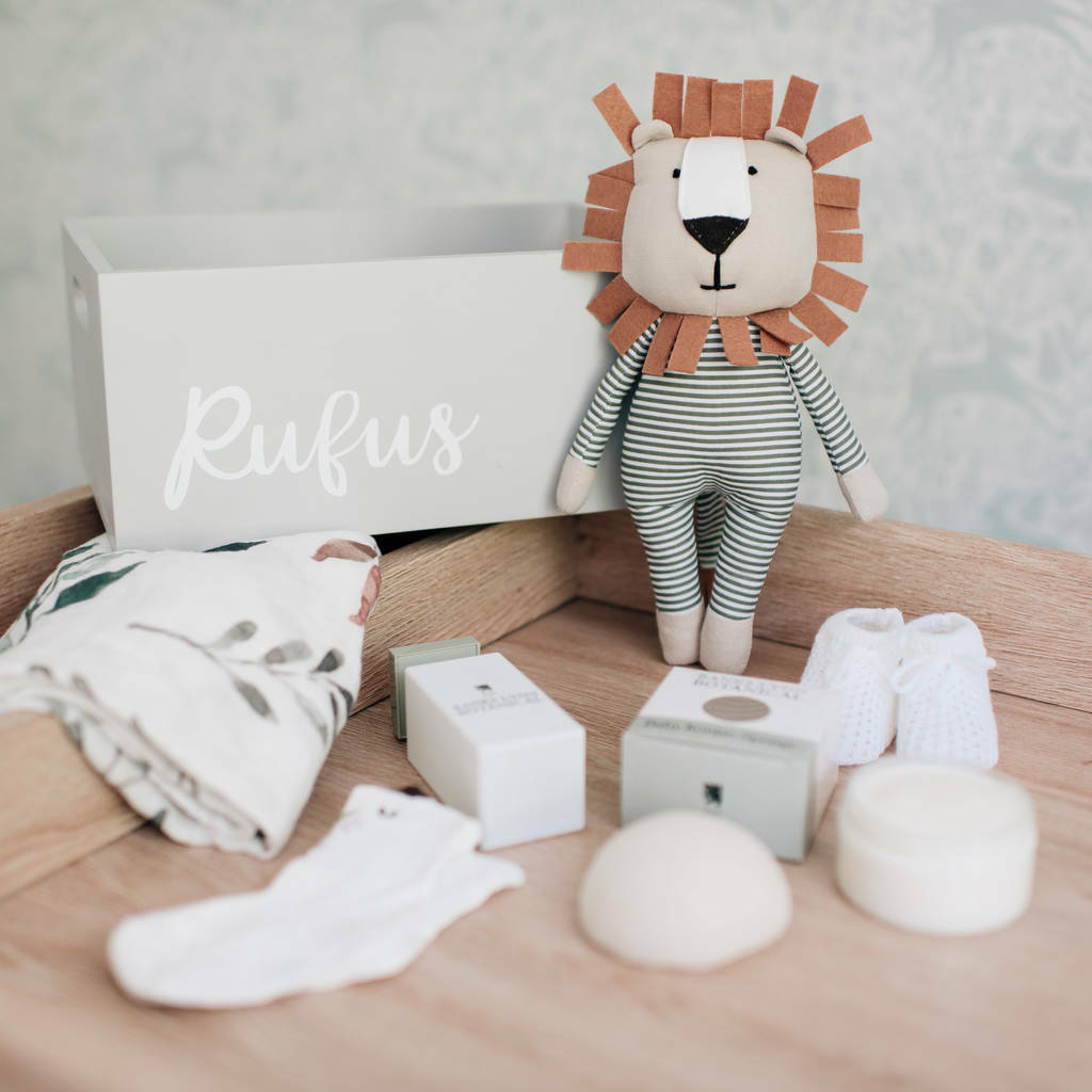 Create Your Own Personalised Wooden Baby Gift Box 