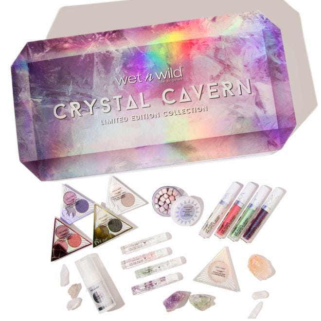 Crystal Cavern Make-up Collection Box