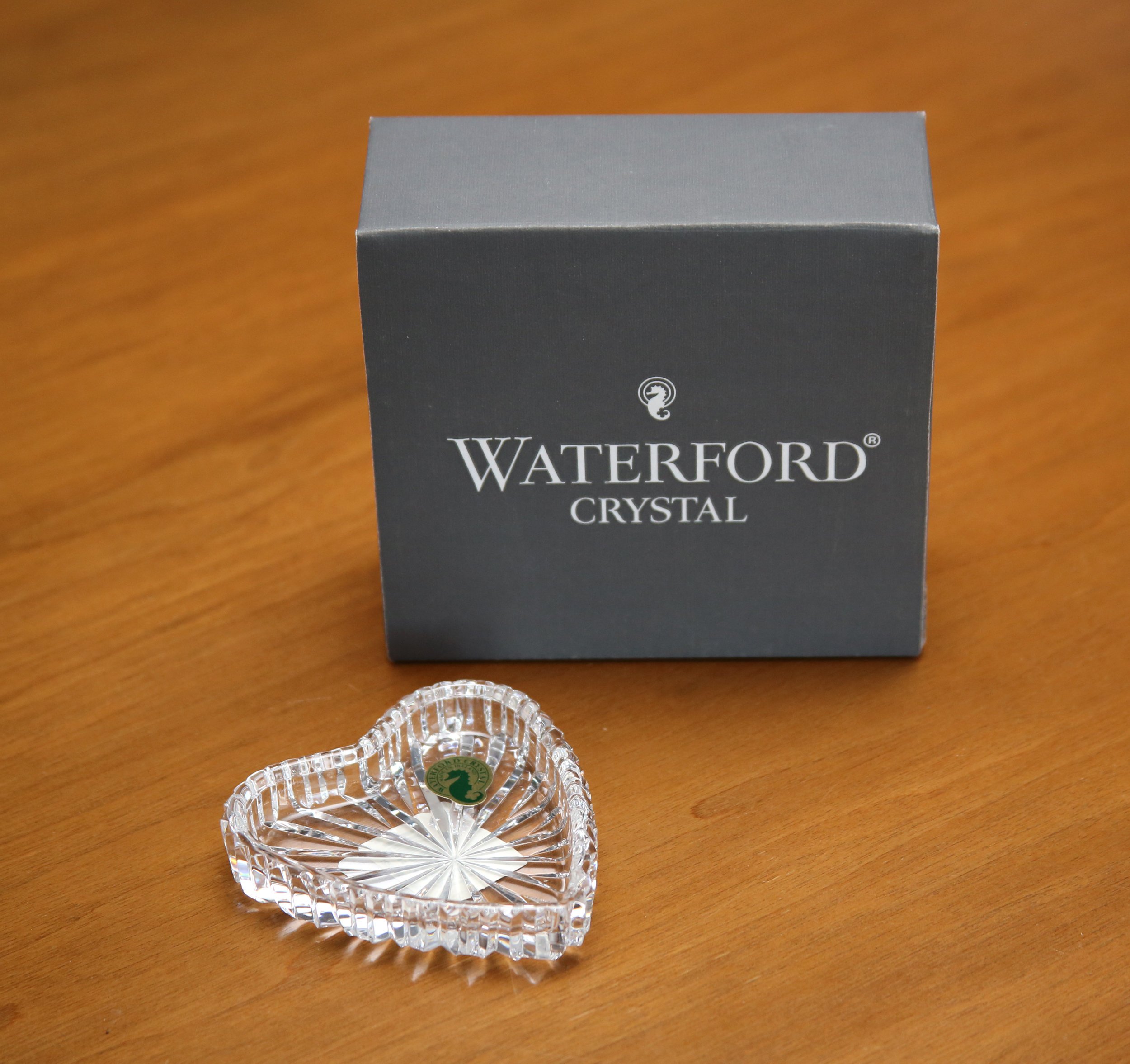 Crystal Heart-Shaped Ring Holder