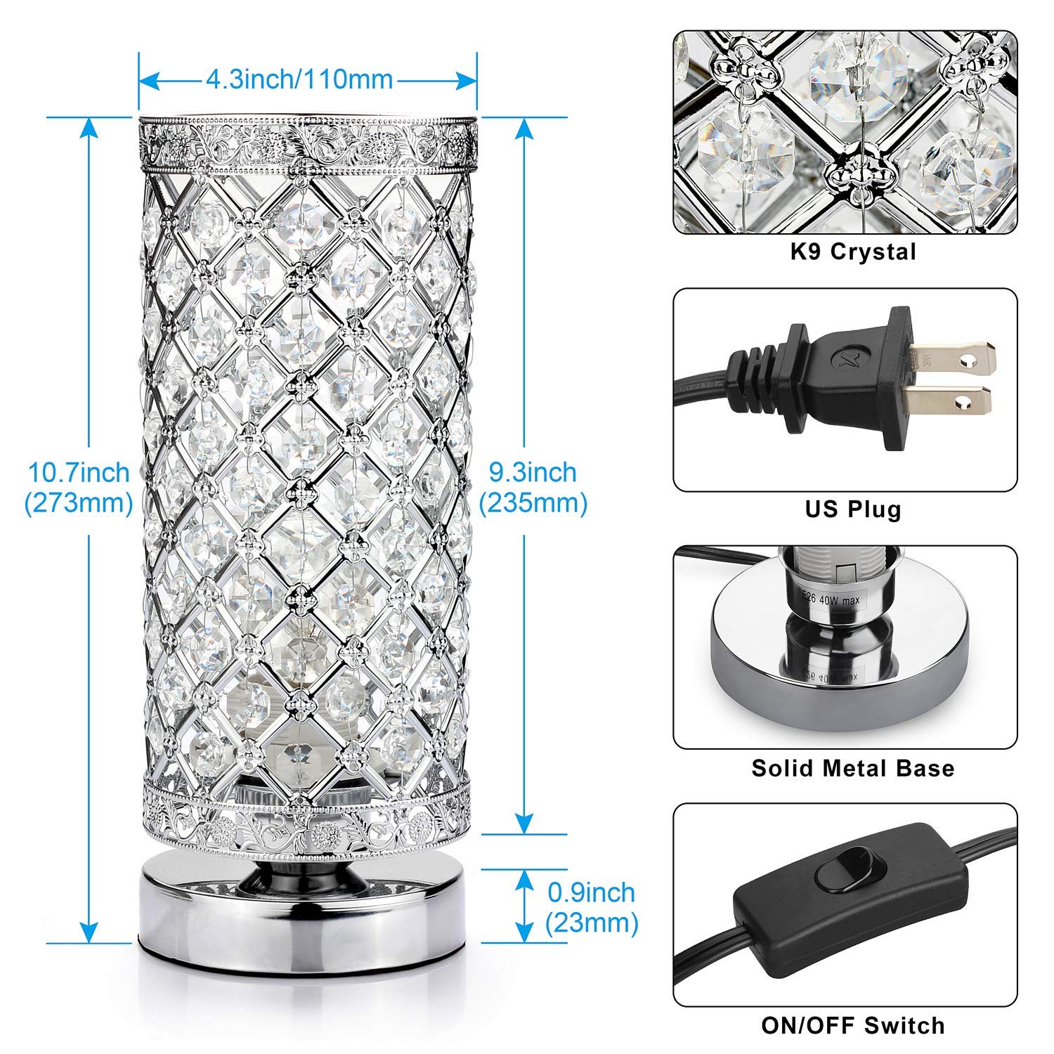 Crystal Table Lamp