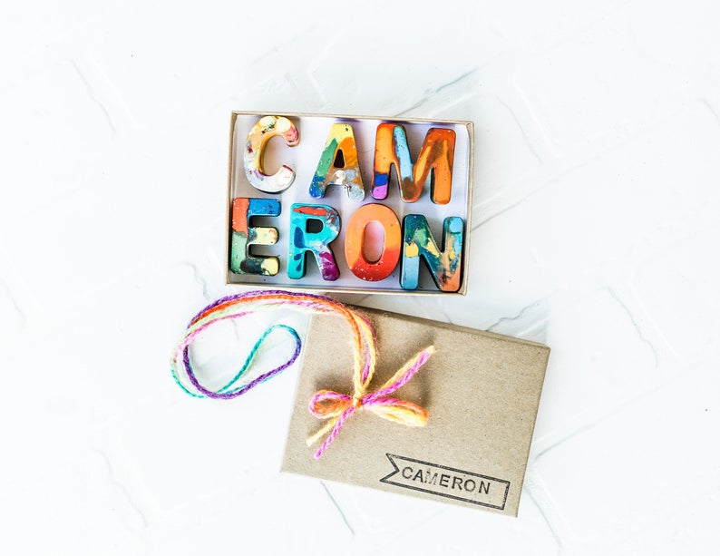 Custom Alphabet Name Crayons