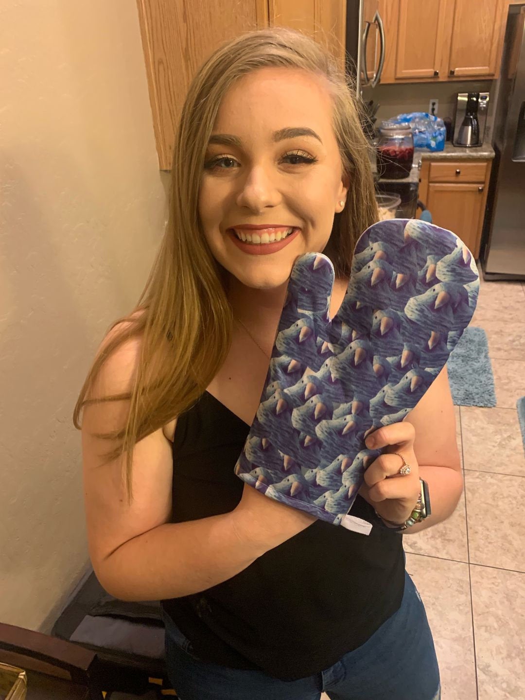 Custom Face Oven Mitt