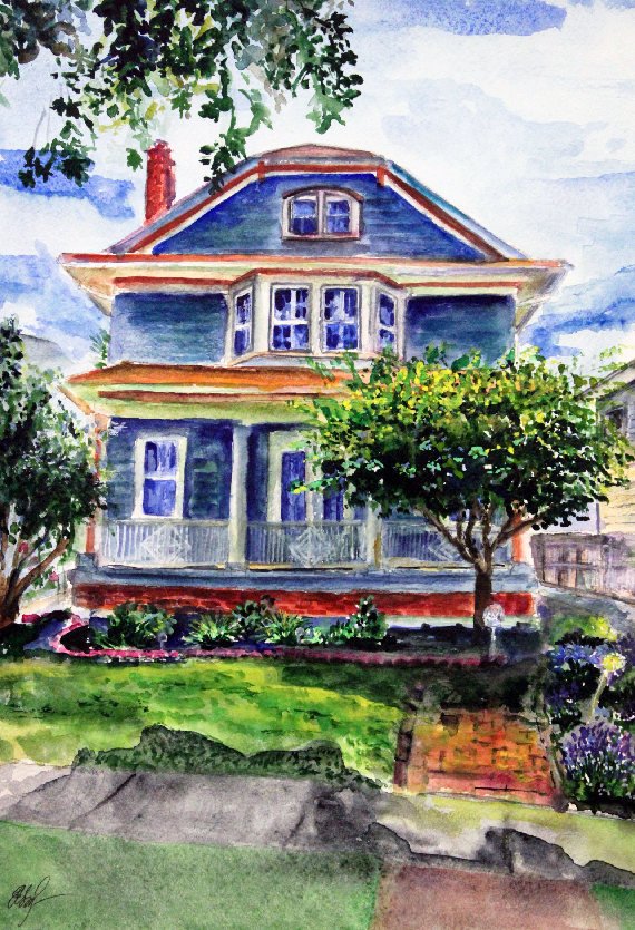 Custom House Portrait