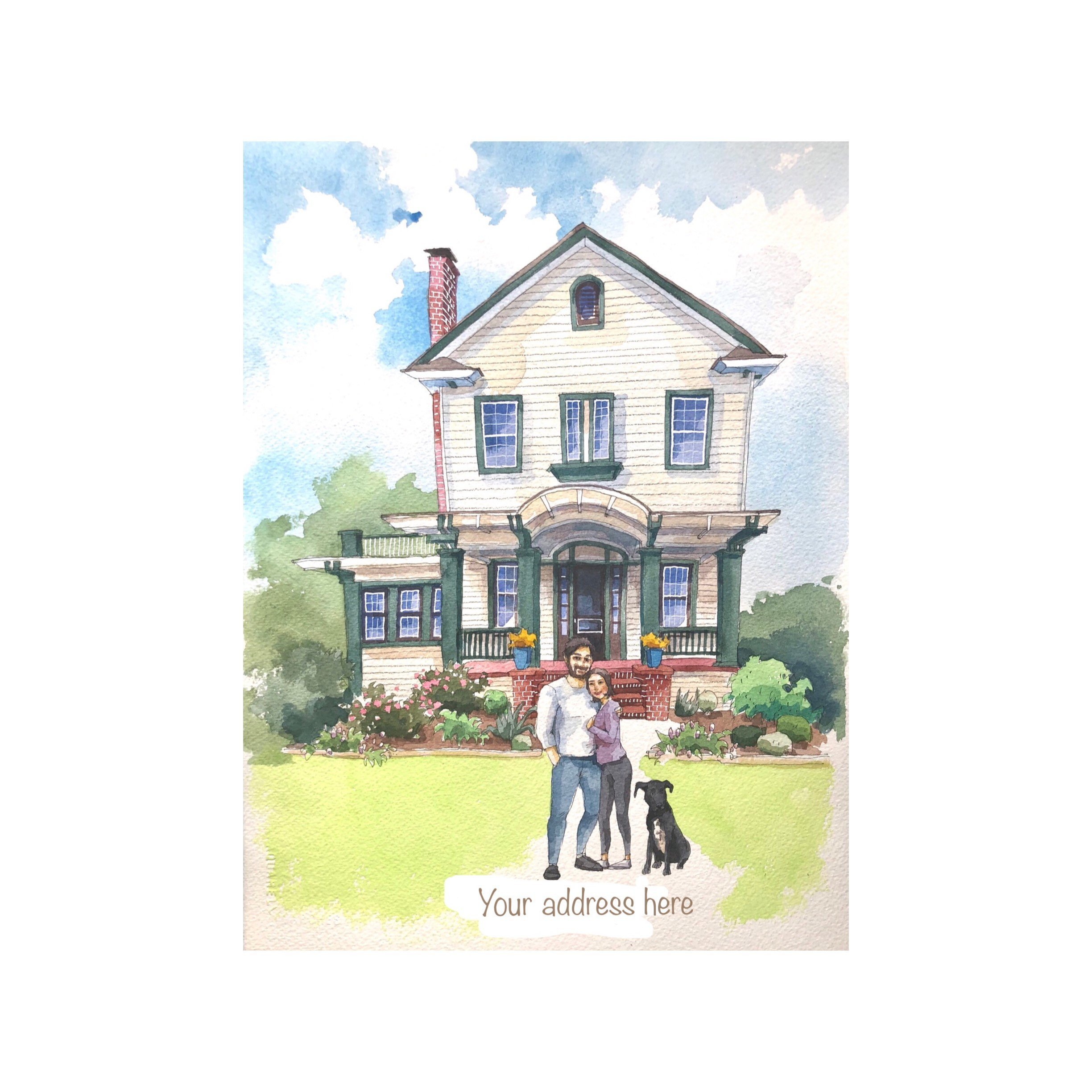 Custom House Portrait