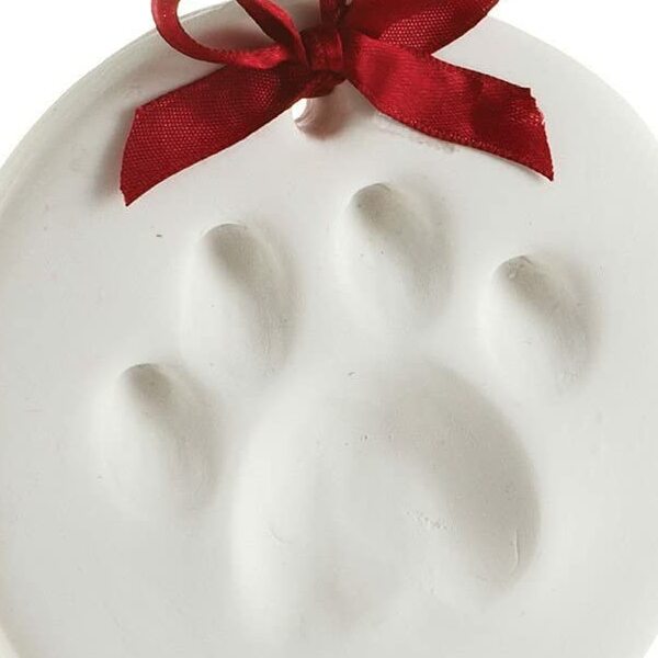 Custom Pet Pawprint Hanging Keepsake Ornament