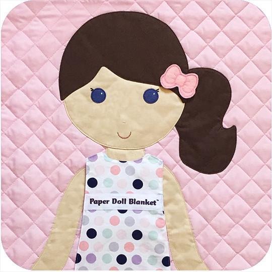 Customizable Paper Doll Blanket