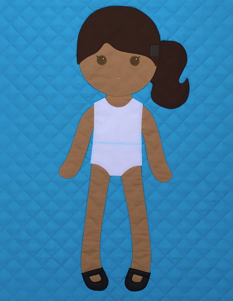 Customizable Paper Doll Blanket