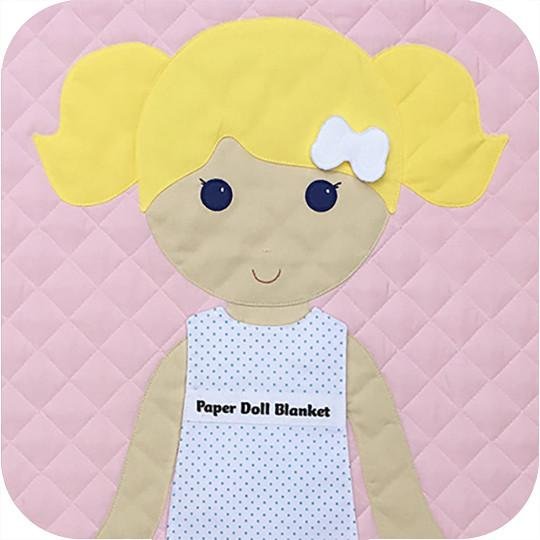 Customizable Paper Doll Blanket