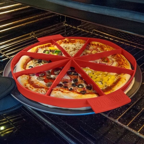 Customizable Pizza Slice Toppings Divider