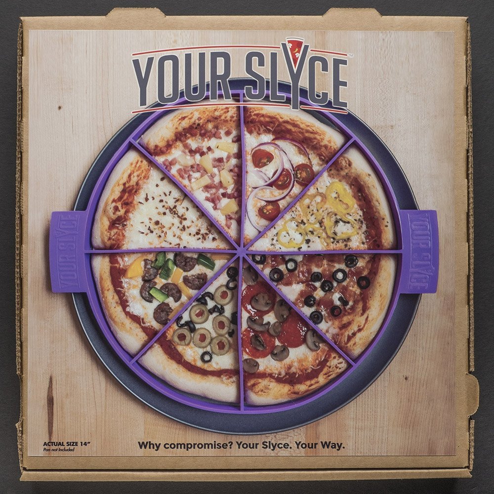 Customizable Pizza Slice Toppings Divider