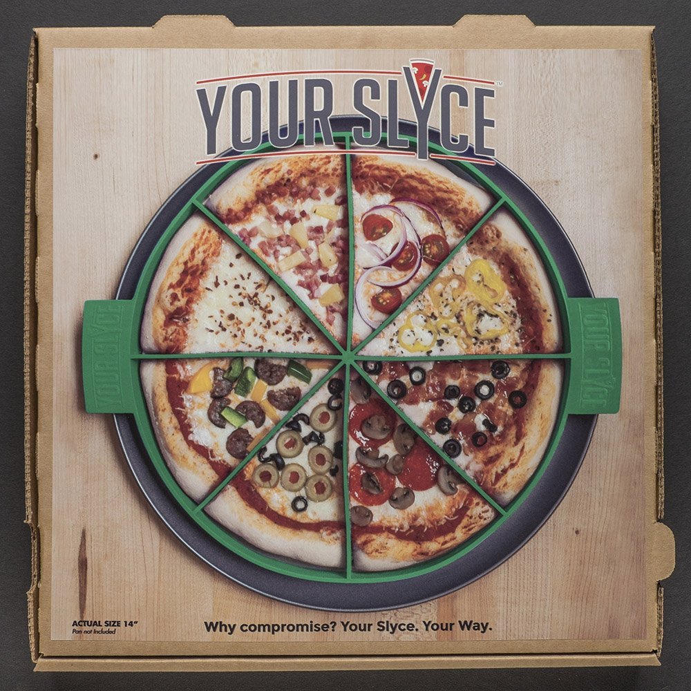 Customizable Pizza Slice Toppings Divider