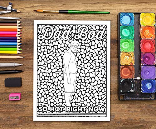 Dad Life: A Manly Adult Coloring Book