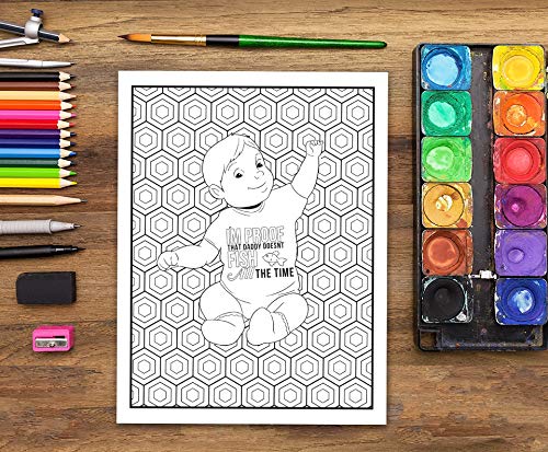 Dad Life: A Manly Adult Coloring Book