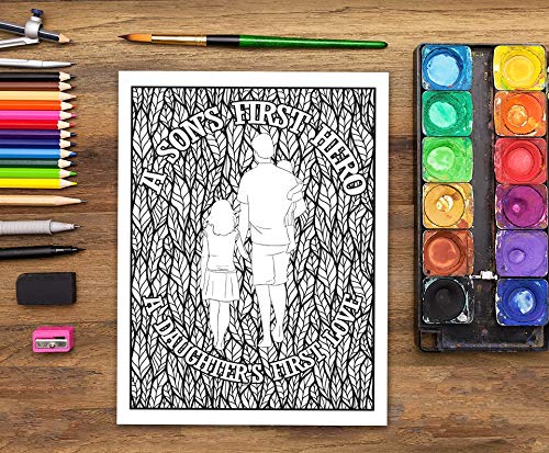 Dad Life: A Manly Adult Coloring Book