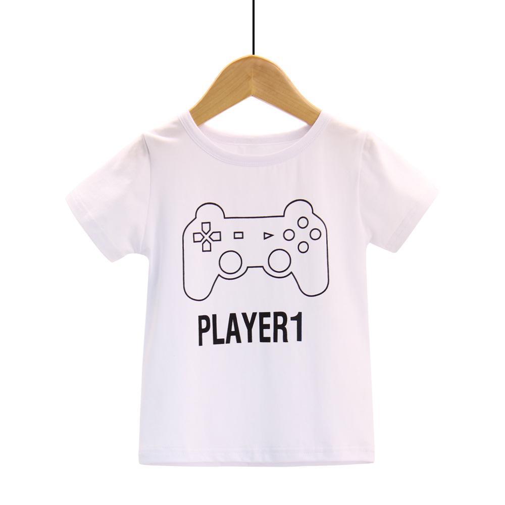 Daddy and Me Player 1 Player 2 Matching T-shirts