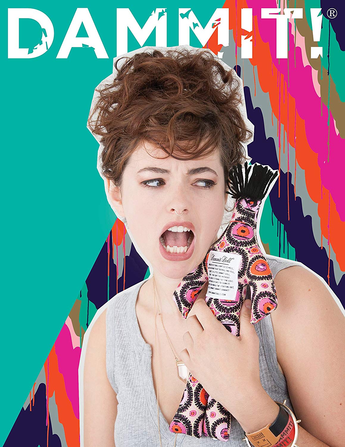 Dammit Stress Relief Cancer Doll