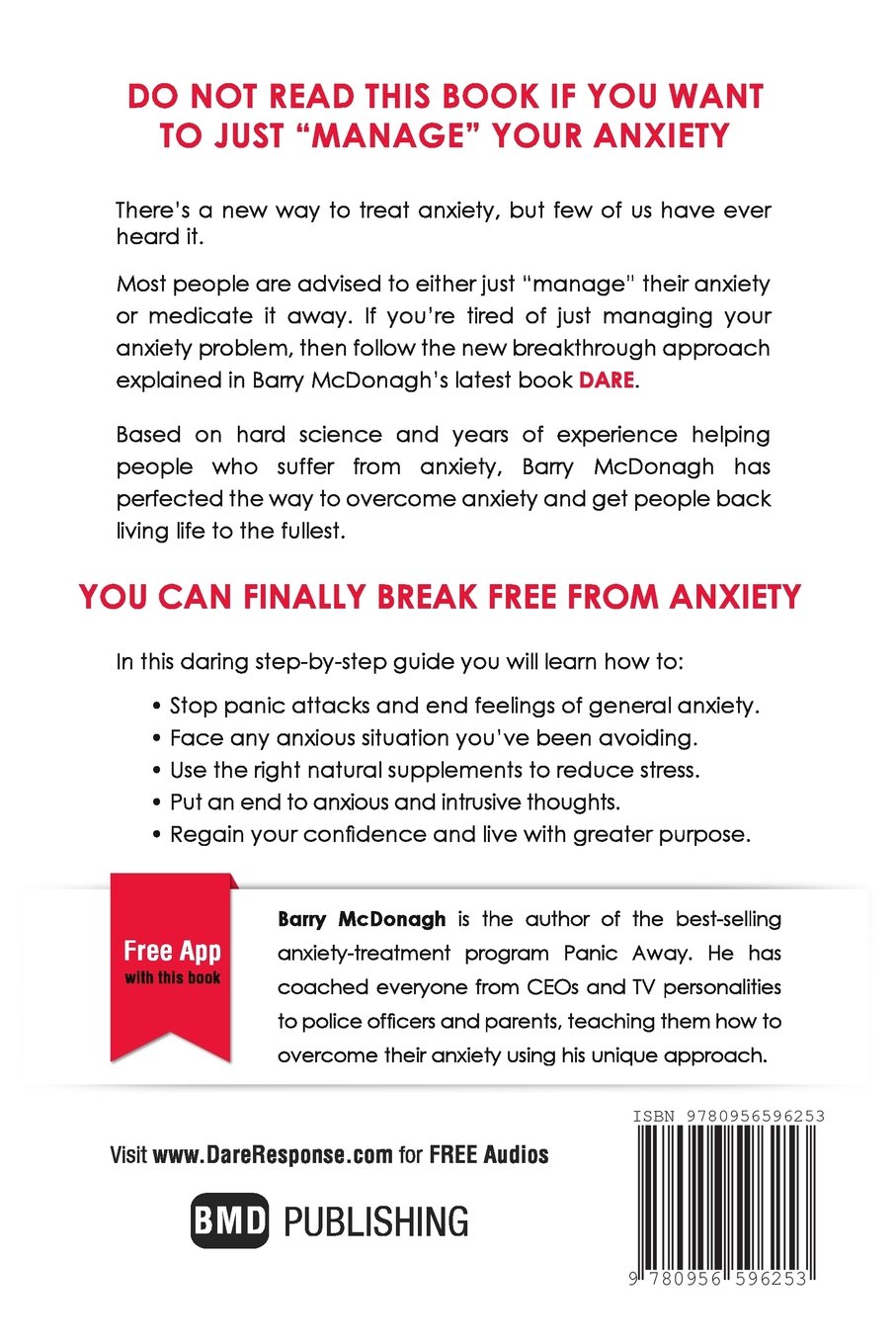 Dare: The New Way to End Anxiety and Stop Panic Attacks