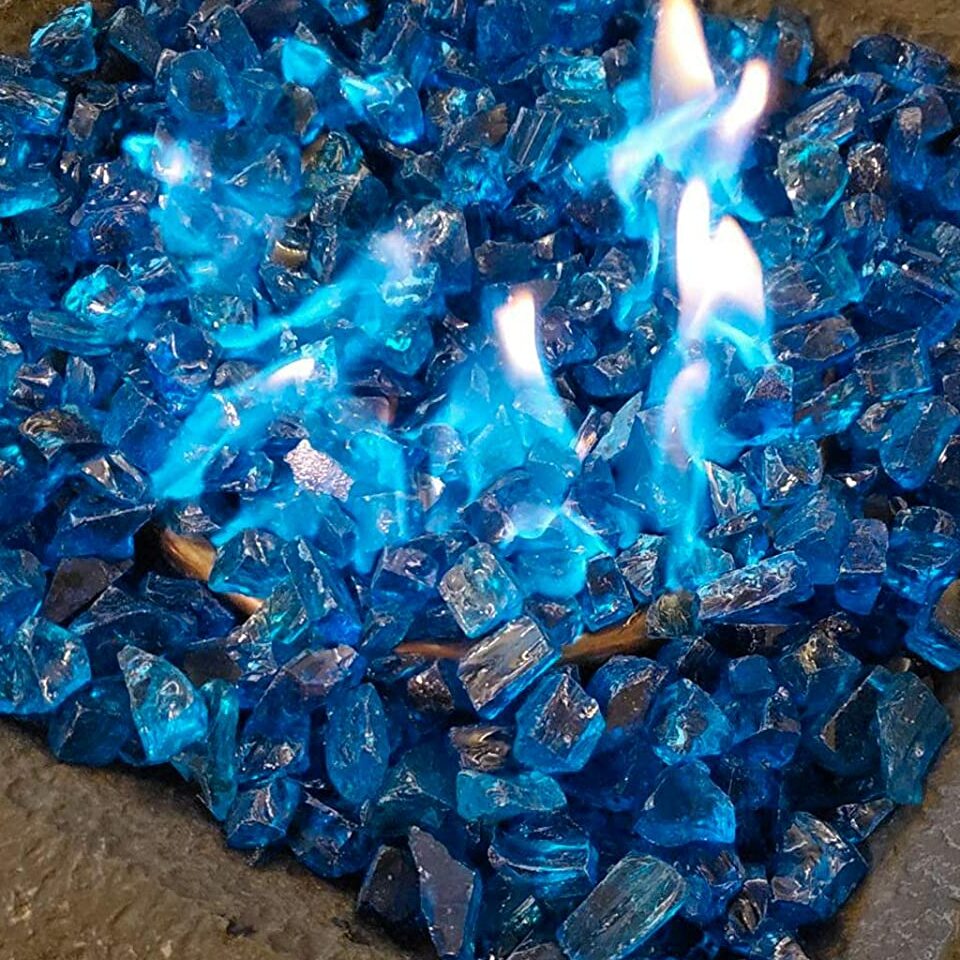 Decorative Fire Pit Glass Pellet