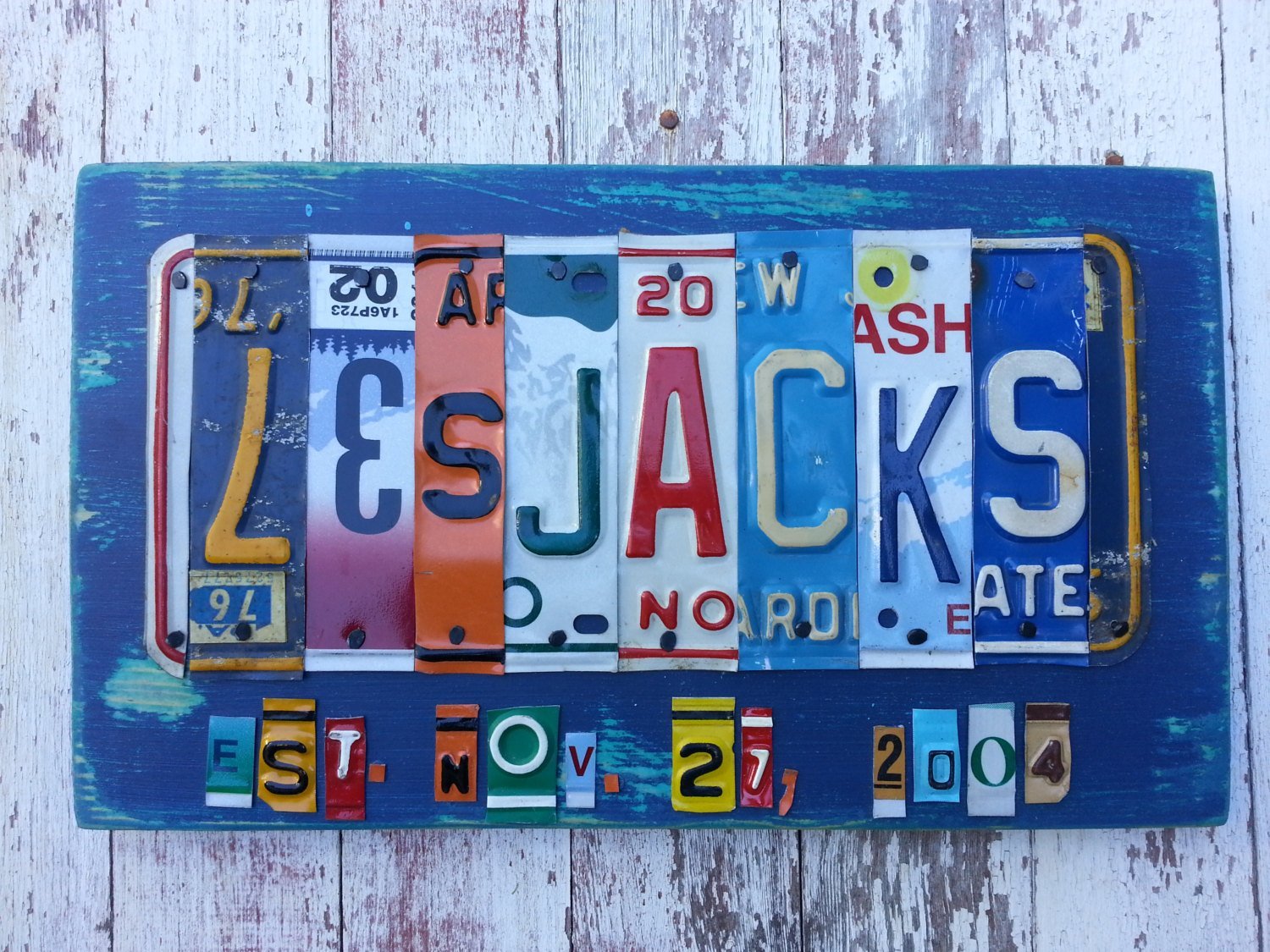 Decorative Tin License Plate